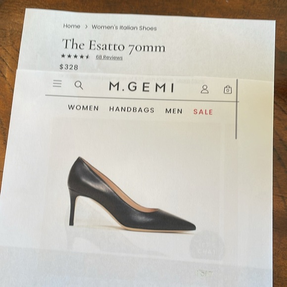 M.GEMI,black patent leather 2.75 inch heels size 36 1/2 made in Italy - Picture 4 of 7